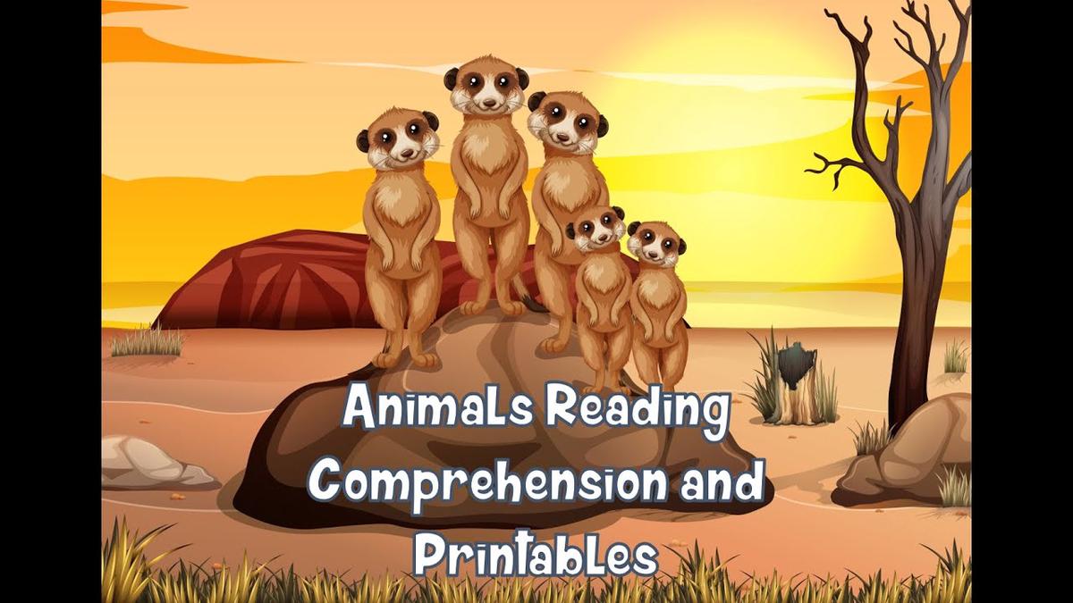 'Video thumbnail for Reading Comprehension and short stories - Animals'
