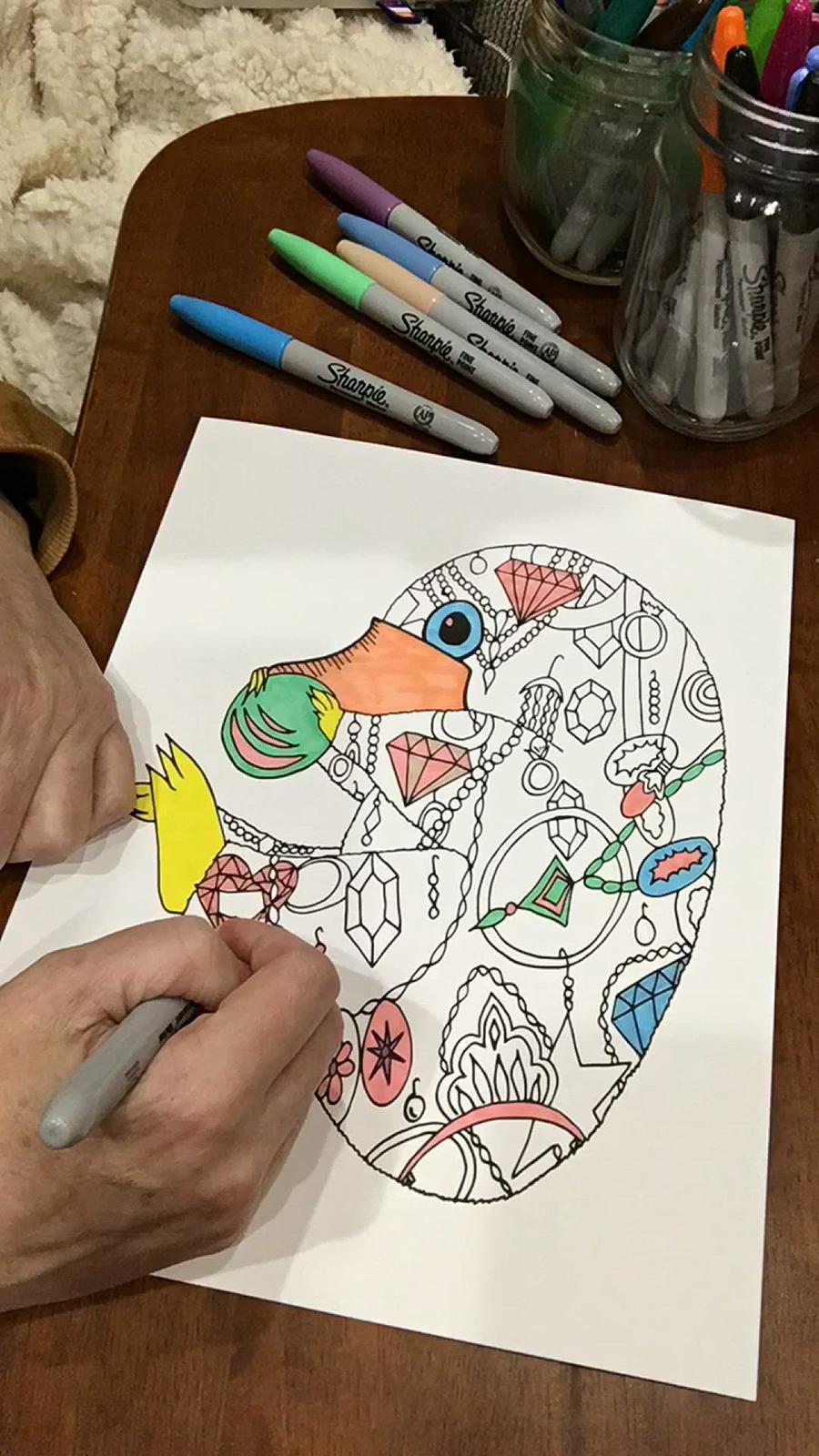 'Video thumbnail for Free Harry Potter Coloring Pages - Niffler'